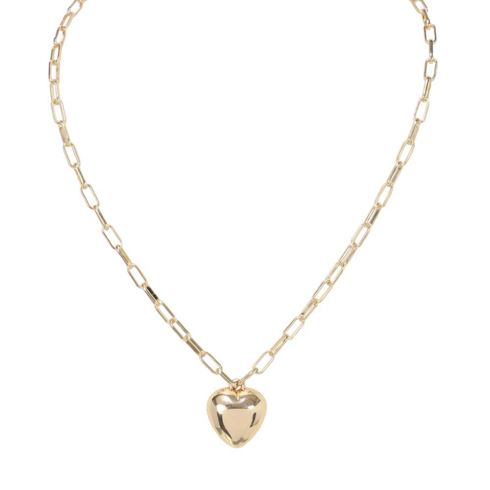 Chaine trombone COEUR - Merx5407or - Merx