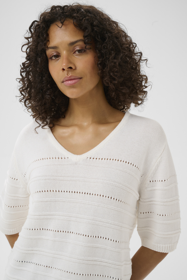 Tricot MELLIE - KA10511512chalk - Kaffe