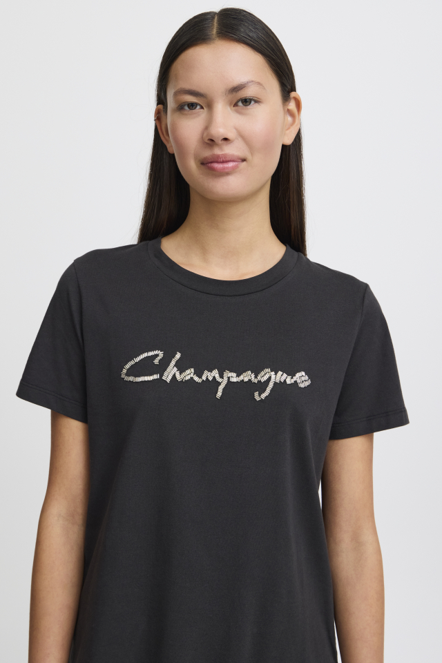 T-shirt champagne - ICHI20122299n - Ichi